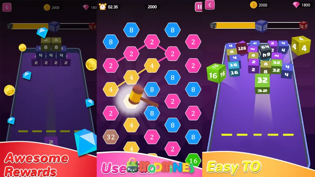 Download 2048 Cube Winner APK MOD