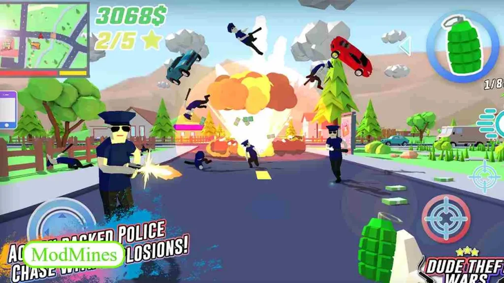 Dude Theft Wars APK MOD