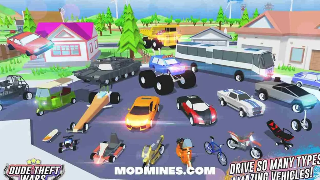 Dude Theft Wars MOD APK Free Download